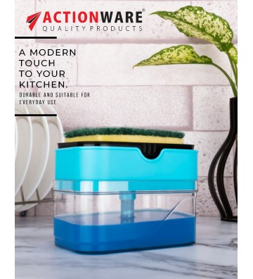 SOAP DISPENSER & SPONGE HOLDER
