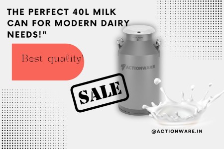  The Ultimate 40L Milk Can for Modern Dairy Efficiency