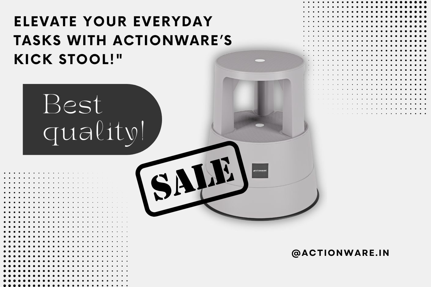 Actionware Kick Stool – Smart Utility for Everyday Needs